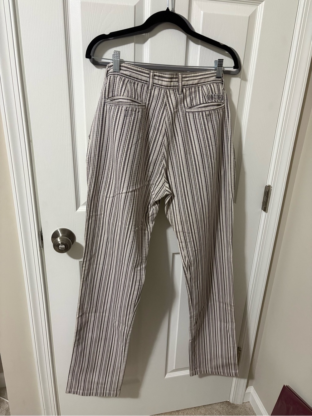 Versace Classic V2 Striped Pants — Black & White - Picture 5 of 7